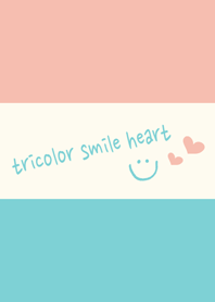 Tricolor smile heart 3