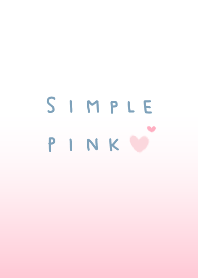 pink simple theme.