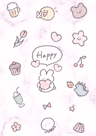 A rabbit that delivers love purple11_2