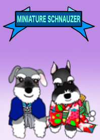 Japanese Miniature Schnauzer: Pon & Mei