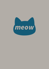 meow (Miaow)/Blue-green beige