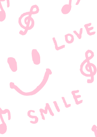 Smile Love Heart-Pink5-