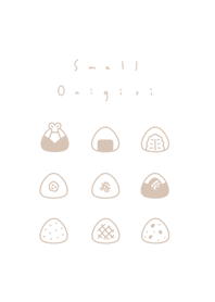9 onigiri (line)/wh beige line