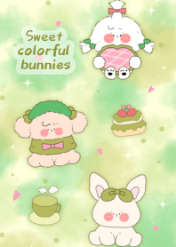 Sweet colorful bunnies3