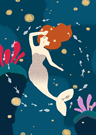 Mermaid Under The Sea