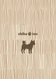 Shiba inu silhouette.