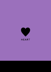 Simple Heart / Black&Fall Purple