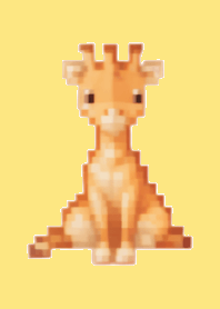 キリンのドット絵のきせかえです。