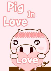 Pig Pink In Love