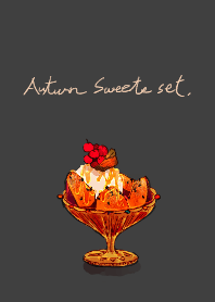 Autumn sweets set
