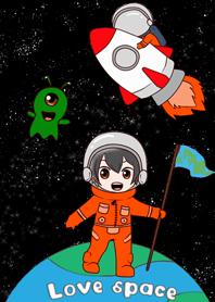 Love space out of planet