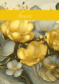 Flower of Silence on yellow