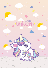 Unicorn Cute Cloud Sweet