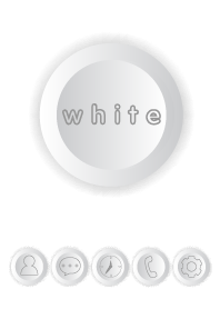 Simple White Button