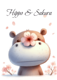 Hippo and Cherry Blossom V.1