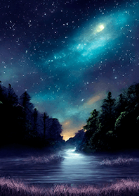 Beautiful starry night view#1388