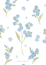 勿忘草の思い出ブーケ