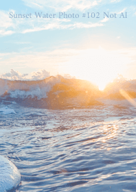 Sunset Water Photo #102 Not AI