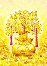 Golden trees to raise money fortune