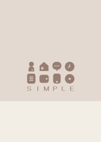 SIMPLE(beige brown)V.743b
