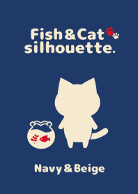 Fish&Cat silhouette.ver1.2
