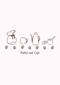 Rabbit and Cafe -pink-