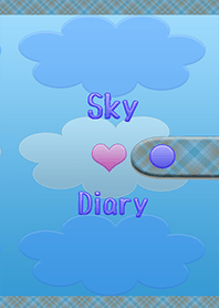 Sky blue diary