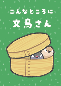 Java sparrow in a place like this