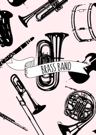 Brass band-pink WV
