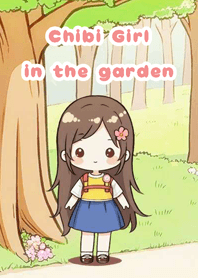 Chibi Girl in the garden