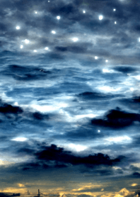 夜の月 月の海 #DkW_30。