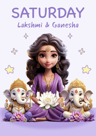 Lakshmi & Ganesha : Work Money VII