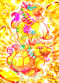 笑顔で財を集める最強コンビ【貔貅と龍亀】