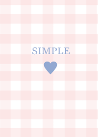 SIMPLE HEART //check bluepink