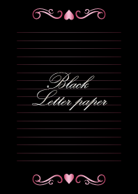 Black Letter paper *GLOSSYPINK 1*