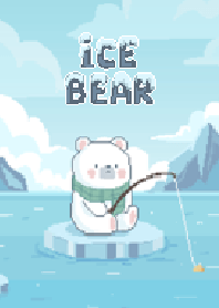Ice Bear Fishing - Pixel