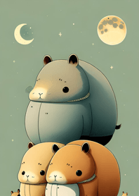 Ukiyo-e - Capybara c58A5D