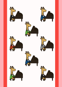 Colorful Giraffe "Piano" Theme