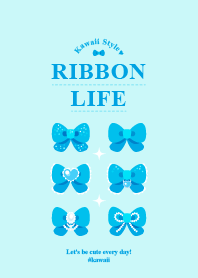 Ribbon Life(Aqua Blue)