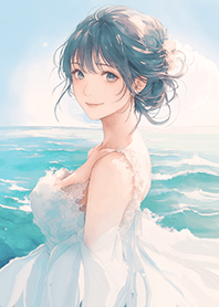 ชายหาดและทะเลที่สวยงามวันที่2 ชุดแต่งงาน