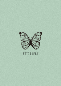 Simple Butterfly - ミント グリーン -