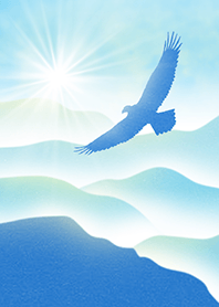 鷲のように翼を張って上る 1 / 青い / JP