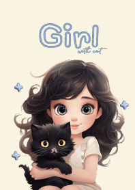 Girl Cute & Cat Lover