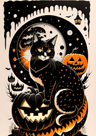 浮世絵万聖節猫 2ed5B9