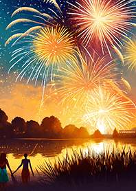 Beautiful Fireworks Theme#595