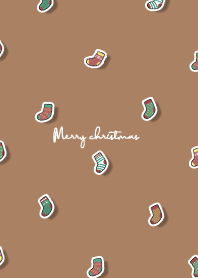christmas socks2 - caramel