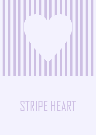 STRIPE HEART PURPLE.