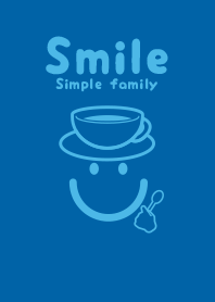 Smile & Teatime Cyan blue