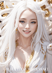 Golden White Snake of Luck 43