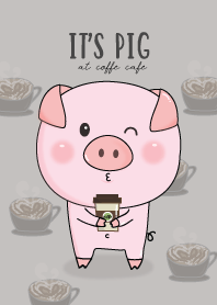 หมูน้อยที่ร้านกาแฟ